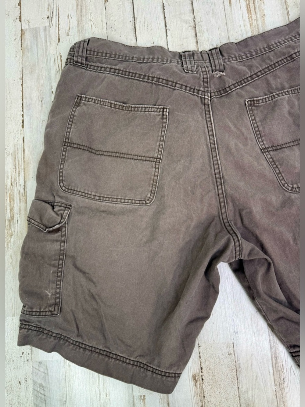 Real Ranch Workwear Cargo Shorts Mens 40 100% Cotton - Picture 9 of 9